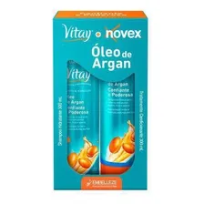 Shampoo + Condicionador Vitay + Novex Óleo De Argan 300ml Foto mini 1