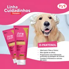 Shampoo D-pantenol Restauração Cães E Gatos Petclean 400ml Fragrância D Pantenol Foto mini  2