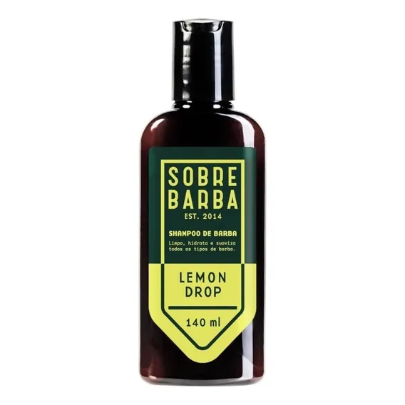 Shampoo De Barba Lemon Drop 140ml Sobrebarba Foto 1