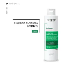 Shampoo Dercos Anticaspa SensÃvel 200ml Vichy Foto mini 3