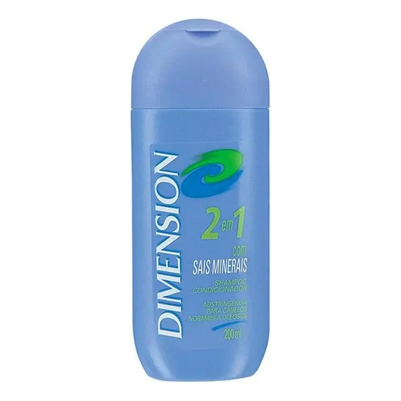 Shampoo Dimension Anticaspa 2 Em 1 Cabelos Oleosos 200ml Foto 1