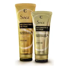 Shampoo E Condicionador Si脿ge Reconstr贸i Os Fios Da Eudora Foto mini 1
