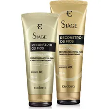 Shampoo E Condicionador Si脿ge Reconstr贸i Os Fios Da Eudora Foto mini 2