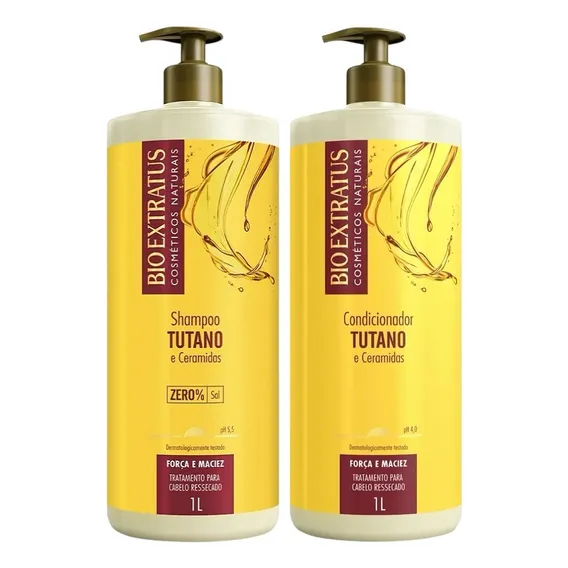 Shampoo E Condicionador Tutano Bio Extratus 1 Litro Foto 1