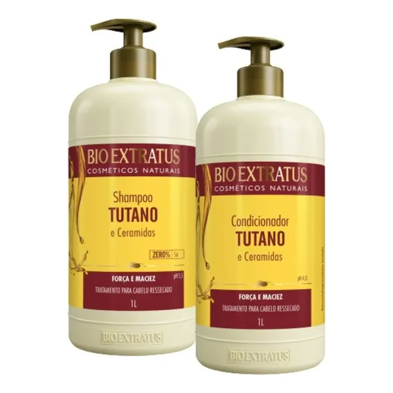 Shampoo E Condicionador Tutano Bio Extratus 1 Litro Foto 1
