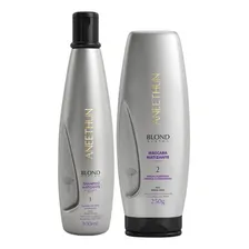 Shampoo E Mascara Matizante Aneethun Blond System Foto  mini 1