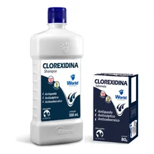 Shampoo E Sabonete De Clorexidina Dugs Cães E Gatos World Foto mini 1