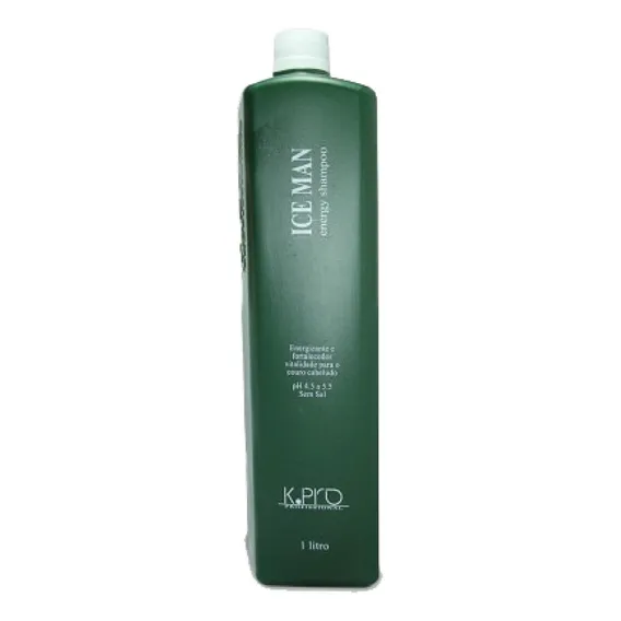 Shampoo Energizante Kpro Ice Man Energy Profissional 1l Foto 1