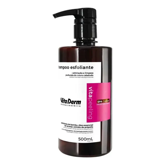 Shampoo Esfoliante Vita Peeling Vita Derm 500ml Foto 1