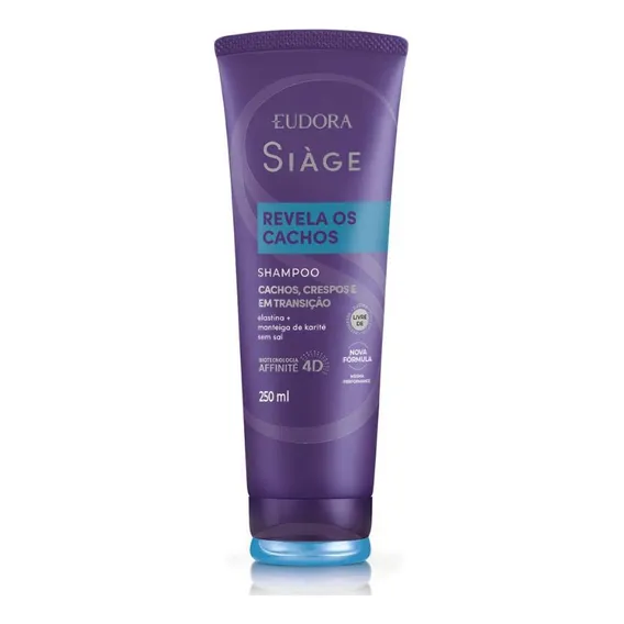 Shampoo Eudora Shampoo siàge revela os cachos 250ml Revela os Cachos de 250mL Foto 1