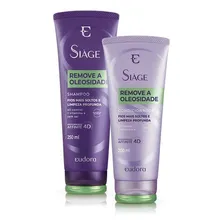 Shampoo Eudora Siàge Eudora Siàge Controla A Oleosidade remove a oleosidade de suave en garrafa de 250mL de 250g de 450mL Foto  mini 1