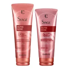 Shampoo Eudora Siàge Nutri Rosé Kit Eudora Siáge Nutri Rose 4d - Shampoo E Condicionador en tubo Foto  mini 1