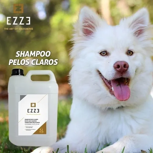 Shampoo Ezze Pelos Claros 5 Litros Para Cães E Gatos - Ezze Foto 1