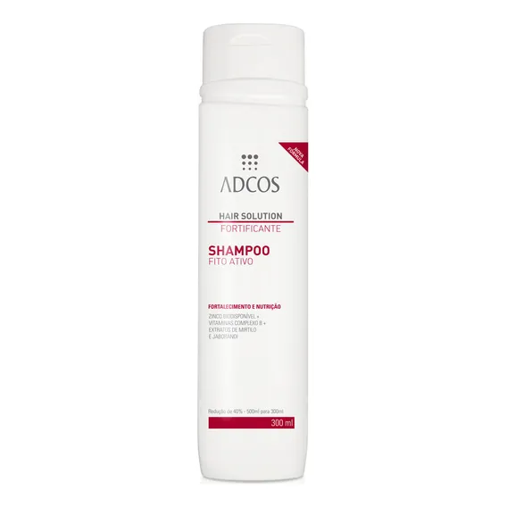 Shampoo Fito Ativo Hair Solution 300ml Adcos Foto 1