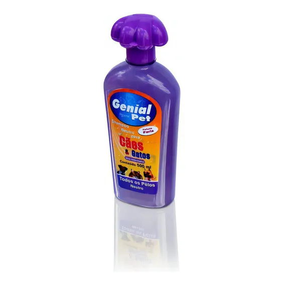 Shampoo Genial Para Os Pelos Neutro Paris 500ml Foto 1