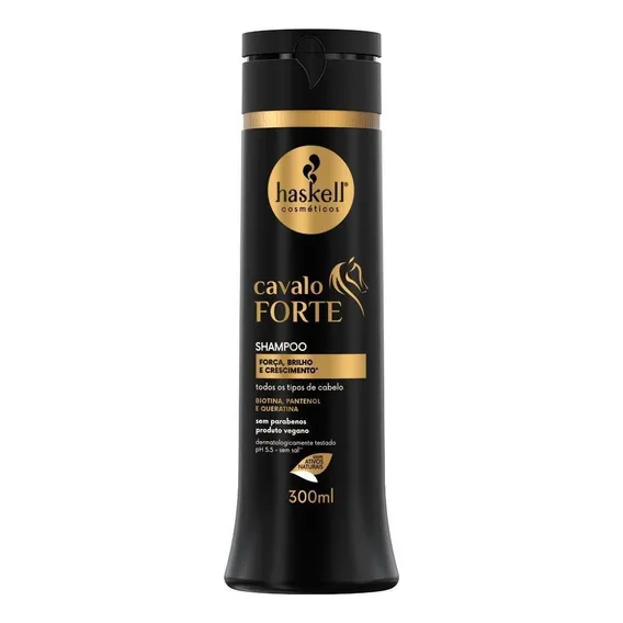 Shampoo Haskell Cavalo Forte Reconstrução - 300ml Foto 1
