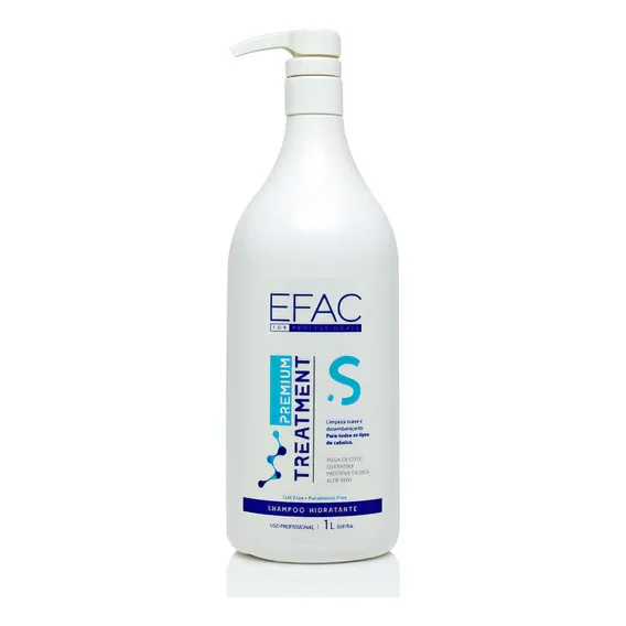 Shampoo Hidratação Profissional Premium 1l Efac Foto 1