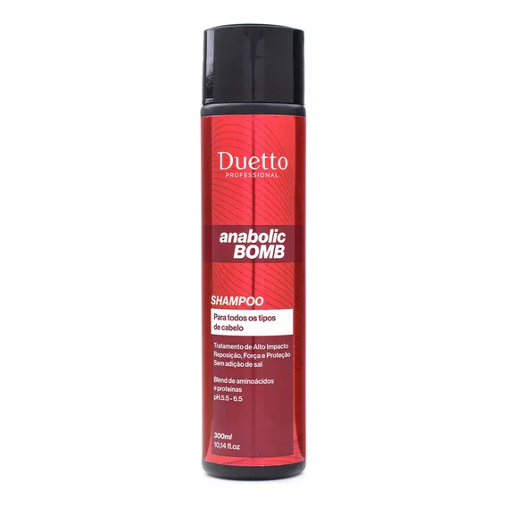 Shampoo Hidratante Anabolic Bomb Duetto 300ml Foto 1