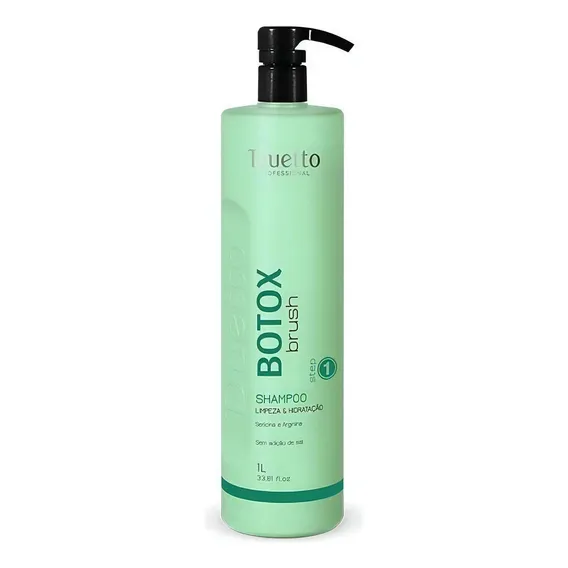 Shampoo Hidratante Botox Brush Duetto Profissional 1l Foto 1