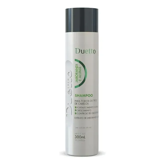 Shampoo Hidratante Jaborandi Alumã Duetto 300ml Foto 1