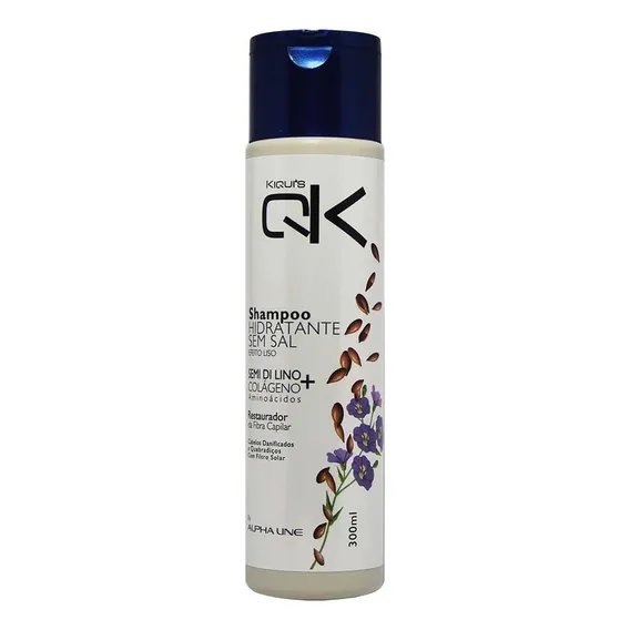 Shampoo Hidratante Semi Di Lino Efeito Liso Kiquis Foto 1
