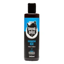 Shampoo Ice Para Barba E Cabelo Antiqueda Barba De Urso 240ml Foto  mini 1
