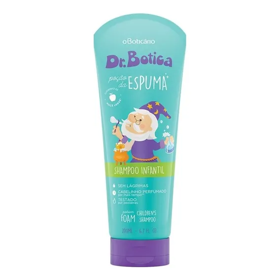 Shampoo Infantil Dr Botica O Boticario Poção Da Espuma 200ml Foto 1
