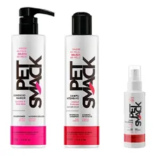 Shampoo Intensivo Condicionador Keratin Care 120ml Pet Smack Fragrância Raspa De Juá Foto mini 1