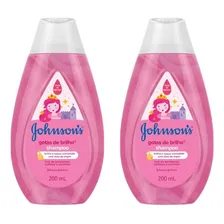 Shampoo Johnsons 200ml Gotas De Brilho - Kit 2un Foto mini 1