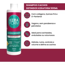 Shampoo Keraform Cachos Definidos 500ml Skafe Foto mini 4