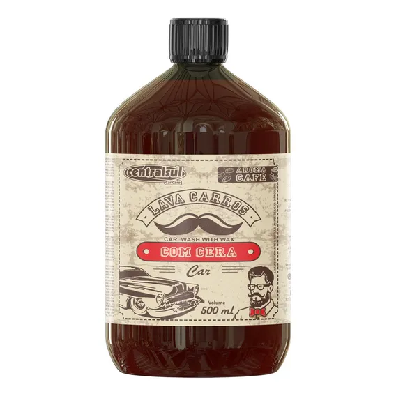 Shampoo Lava Carros Com Cera Men 500ml Centralsul Foto 1