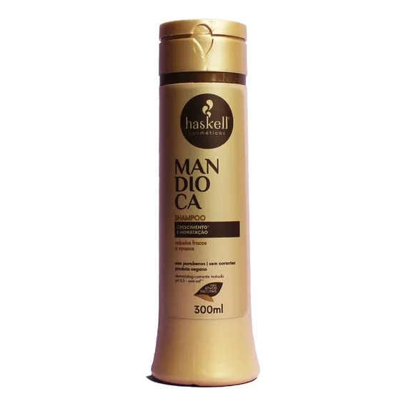 Shampoo Mandioca 300ml - Haskell Foto 1