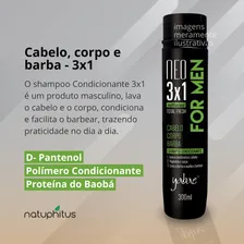 Shampoo masculino 3×1 300ml Yabae Foto mini 3