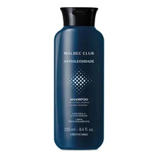 Shampoo Masculino Malbec Club Antioleosidade 250ml Foto mini 1