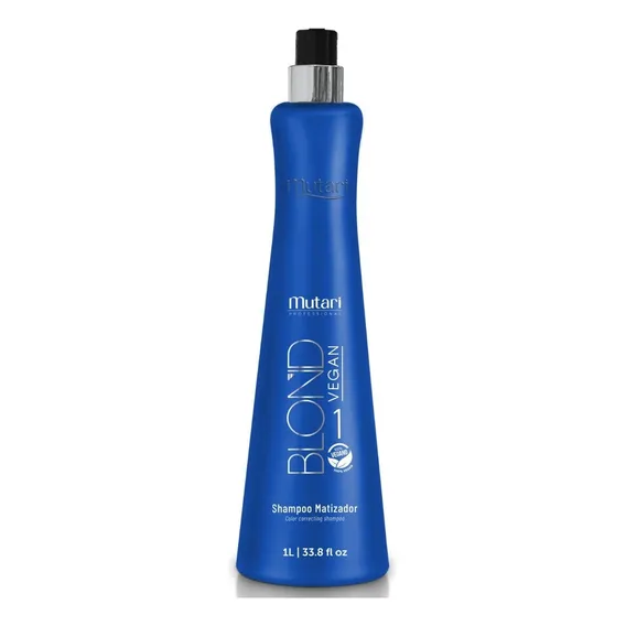 Shampoo Matizador Neutralizador Blond Vegan Mutari 1 Litro Foto 1
