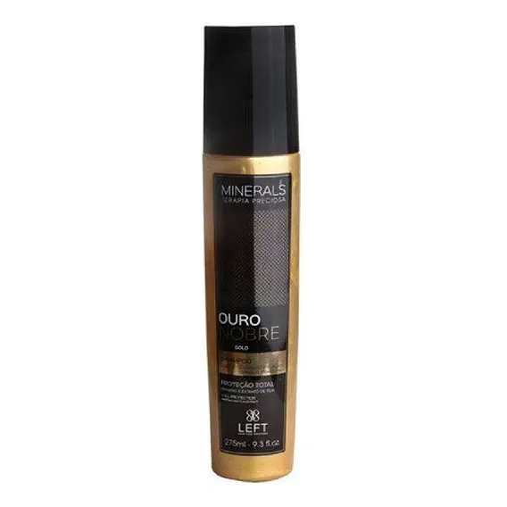 Shampoo Minerals Ouro Nobre 275ml - Left Cosmeticos Foto 1