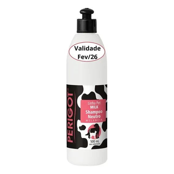 Shampoo Neutro Milk Melancia 500ml Perigot Cães E Gatos Foto 1