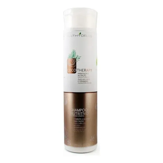 Shampoo Nutritivo Coco Therapy Nathydras 340ml Foto 1