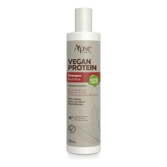 Shampoo Nutritivo Vegan Protein 300ml - Apse Cosmetics Foto 1
