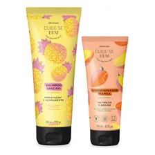 Shampoo O Boticário Cuide-se Bem Feira Cuide-se Bem Feira Shampoo Abacaxi + Condicionador Manga en tubo depressĂvel de 400mL de 0g Foto mini 1