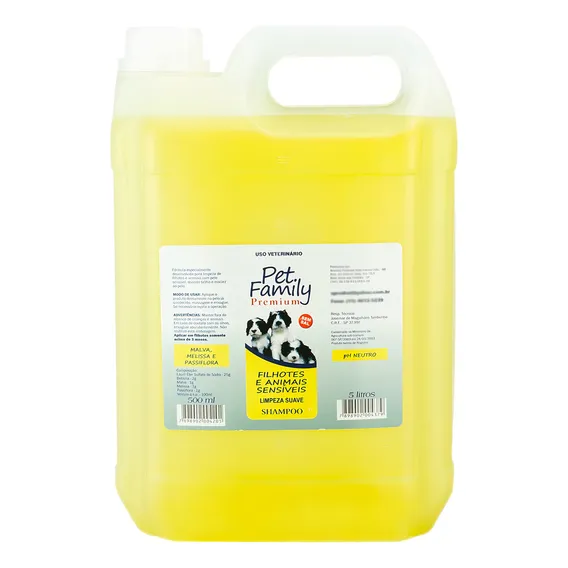 Shampoo Para Cachorro E Gato Filhote Pele SensÃvel 5 Litros Foto 1