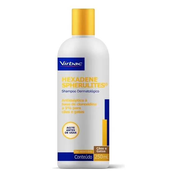 Shampoo Para Cães Hexadene 250 - Virbac Foto 1