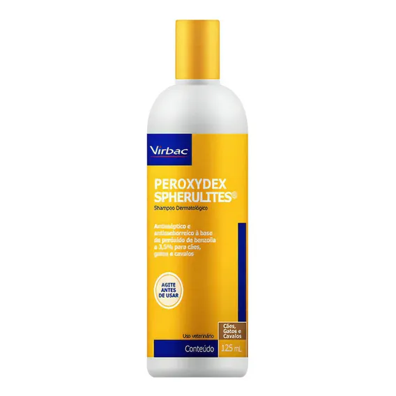 Shampoo Peroxydex Spherulites 125ml Virbac Foto 1