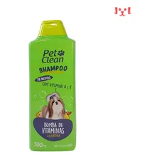 Shampoo Pet Clean Bomba De Vitamina Cães Cachorros Pet 700ml Fragrância Suave Foto mini 2