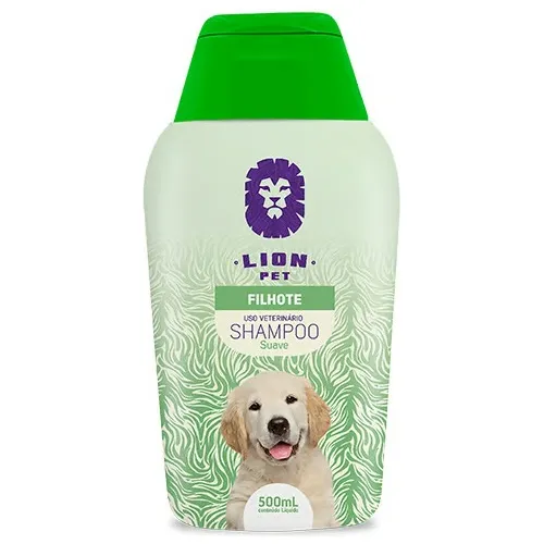 Shampoo Pet Filhote Lion Pet - Suave Fragrância Neutra Foto 1