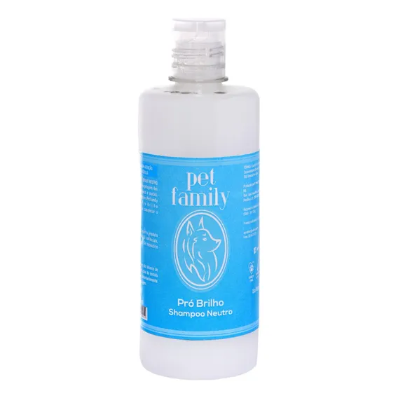 Shampoo Pro Brilho Pet Family 500ml Caes E Gatos Maciez Fragrância Foto 1