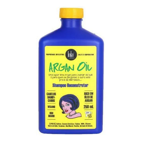 Shampoo Reconstrutor Argan/pracaxi Oil Lola 250ml Foto 1