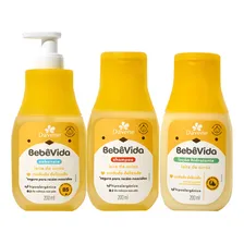 Shampoo+sabonete Líquido+hidratante Leite De Arroz Bebe Vida Foto  mini 1