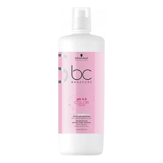 Shampoo Silver Schwarzkopf Bc Ph 4.5 Color Freeze 1 Litro Foto 1