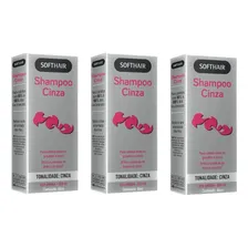 Shampoo Soft Hair 60ml Cinza - Kit Com 3un Foto  mini 1